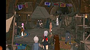 Hg isekai fantasy p3 finally getting these girls in the bed!