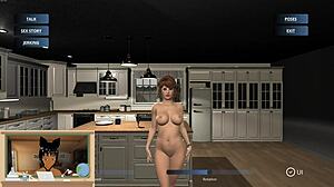 sex lady sonia covered in cum from 3d game