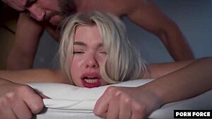 Begging for more, she gripped tight during wild cowgirl sex. Homemade action gets intense with that cock!