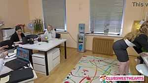 X-Ray Temptations Drive Wild Office Fucking with Colleagues on Lunch Break  