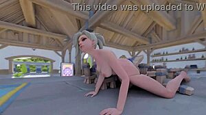 Mercy tårner over alle i Blizzard World med kinky anime vibes