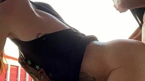 Pregnant Neighbor's Wife Sucks and Fucks 19yo in Public Uhaul Truck