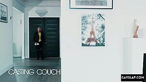 First time black gay twink takes huge cock and squirts! 🔥💦