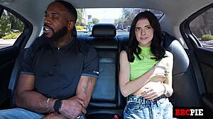 Bella Nova rides BBC bareback with wild passion! 😈