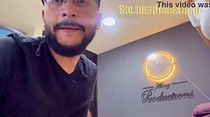 She sucks my huge cock and swallows cum!