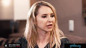 busty lesbian goes deep inside my pussy