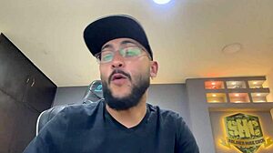 She sucks my huge cock and swallows cum!