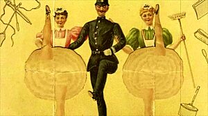 Intense Vintage Erotic Anime Illustration with Comic Style Hentai