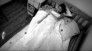 scary footage of strange happening with young alternative girl squirting