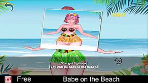 babe chilling on the beach 😎