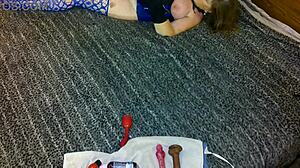 Granny Carmen and Blue Angel in Wild Double Play