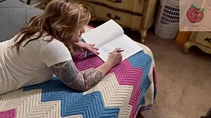 Intimate Homemade POV of Brunette Milf's Wet Shaved Pussy