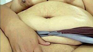 Massive BBW pussy stretched wide with a huge toy