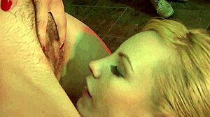 Horny lesbians dive into wet pussies with passion