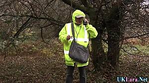 Stockings whore dripping cum after hardcore pounding