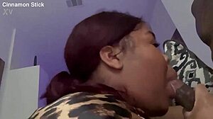 Bbw Sloppy Deepthroat Blowjob Ends With Monster Cumshot