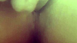 anita gets hot and starts masturbating alone