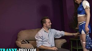Professional trans performer in high definition fetish scene