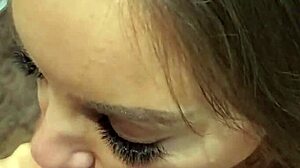 Monika Fox's Quick Sex and Blowjob in Hallway