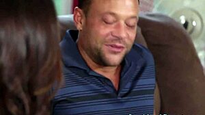 Petite mature brunette fucked doggystyle with passion