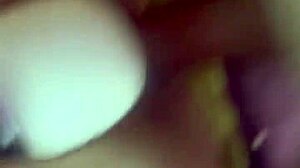 Slut drips red, cums with toy at party.