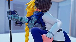 jeanne darc creampie in wild hentai sex!