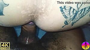 Neighbor's Muscular Bodybuilder Fucks Latina Milf's Pussy Twice