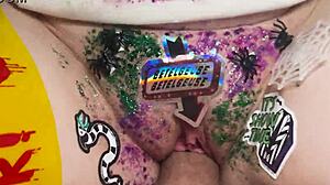 beetlejuice masturbation and hot sex with toys and slaps 😈