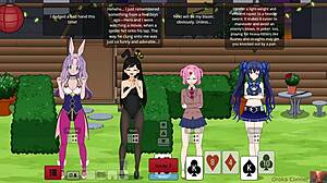 Strip Poker Turns Wild with Her Naughty Self-Touch