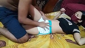 Indian college girl bent over for doggystyle