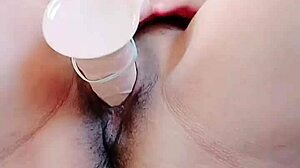 Masturbating With Huge Dildo, Came Twice!