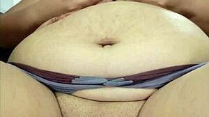 Massive BBW pussy stretched wide with a huge toy