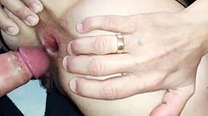 Watch this milf amateur couple's homemade assfucking video