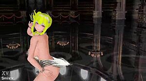 Azur Lane St. Louis dances half nude