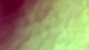 Slut drips red, cums with toy at party.