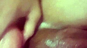 Tight Shemale Stretches with 11-Inch Dildo in Solo Play