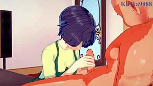 Shoko Komi And Shuuko Komi And The Old Man Intense Sex - Komi Cant Communicate Hentai