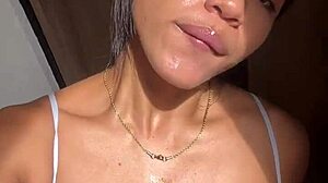 big booty brunette seduces stepbrother for monster cock fucking