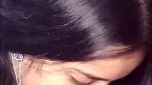 Novinha Gives Deep Sloppy Blowjob Swallows Cum Completely