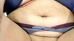 Massive BBW pussy stretched wide with a huge toy