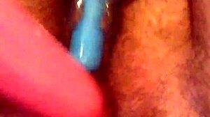 Rubbing my hairy pussy again for intense masturbation