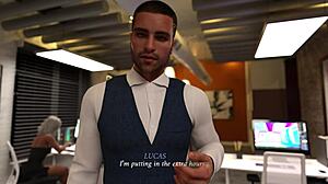 Office slut engages in blowjob and sex at work