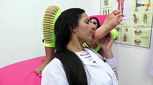 Cleaning Rebecca's Feet