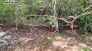 Who’s This Brazilian Slut Getting Intense Anal in Paradise?!