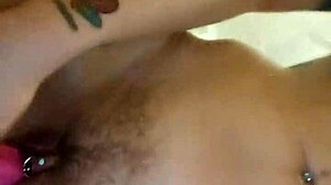 Blonde MILF’s First Wet Shower with Dildo Play