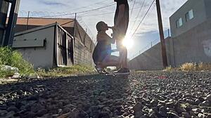 public pussy eating and car sex