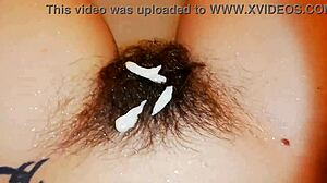 毛丛潜水，这超特写恋物阴部视频