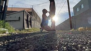 public pussy eating and car sex