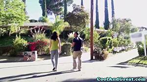 Petite mature brunette fucked doggystyle with passion