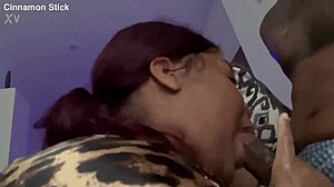 Bbw Sloppy Deepthroat Blowjob Ends With Monster Cumshot